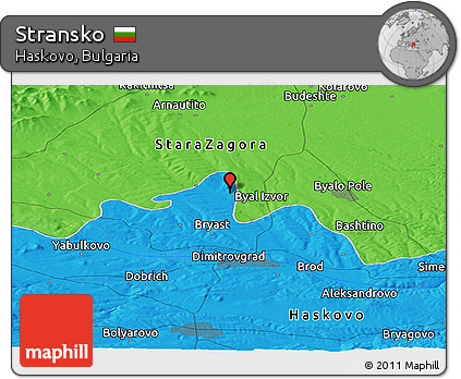 Political Panoramic Map of Stransko