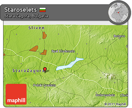 Physical 3D Map of Staroselets