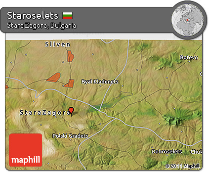 Satellite 3D Map of Staroselets