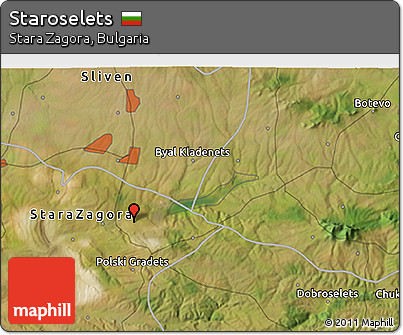 Satellite 3D Map of Staroselets
