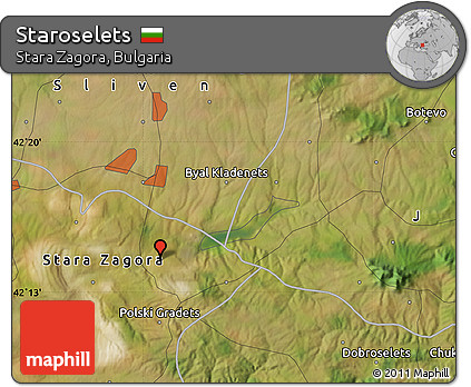 Satellite Map of Staroselets