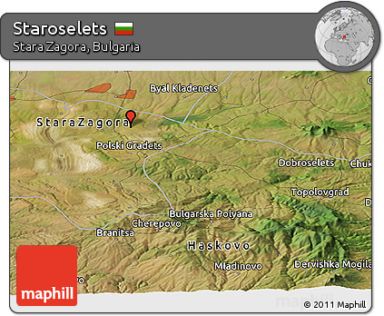Satellite Panoramic Map of Staroselets