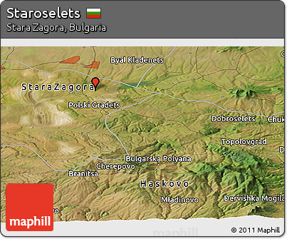Satellite Panoramic Map of Staroselets