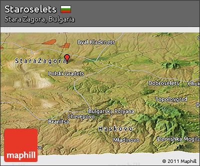 Satellite Panoramic Map of Staroselets