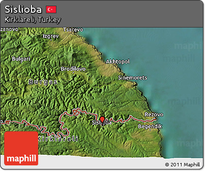Satellite 3D Map of Sislioba