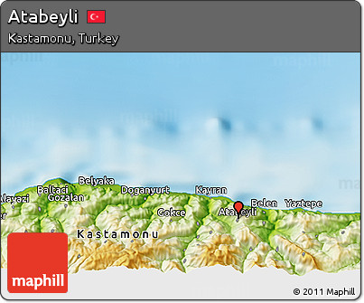 Physical 3D Map of Atabeyli