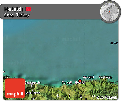 Satellite Map of Helaldı