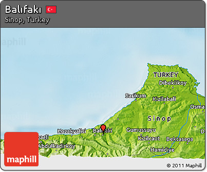 Physical 3D Map of Balıfakı