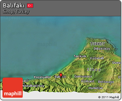Satellite 3D Map of Balıfakı