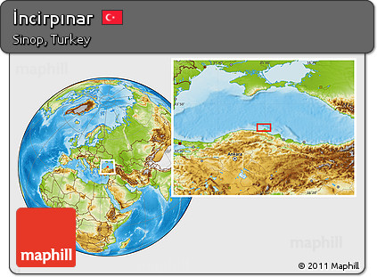 Physical Location Map of İncirpınar