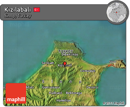 Satellite Map of Kızılabalı