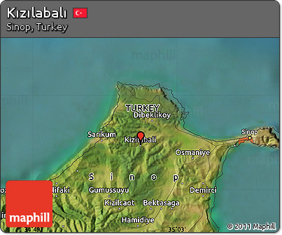 Satellite Map of Kızılabalı