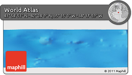 Physical Panoramic Map of the Area around 42° 9' 30" N, 34° 46' 29" W
