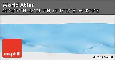 Physical Panoramic Map of the Area around 42° 9' 30" N, 35° 46' 29" E