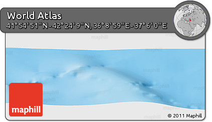 Physical Panoramic Map of the Area around 42° 9' 30" N, 36° 37' 30" E