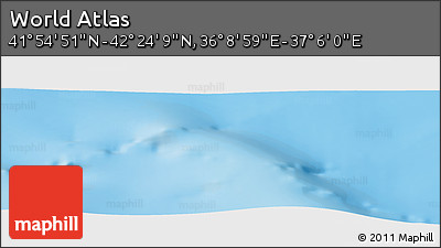 Physical Panoramic Map of the Area around 42° 9' 30" N, 36° 37' 30" E