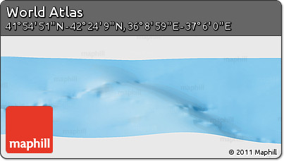 Physical Panoramic Map of the Area around 42° 9' 30" N, 36° 37' 30" E