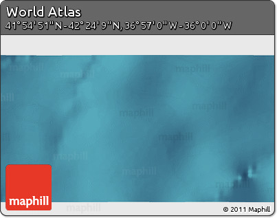 Satellite 3D Map of the Area around 42° 9' 30" N, 36° 28' 30" W