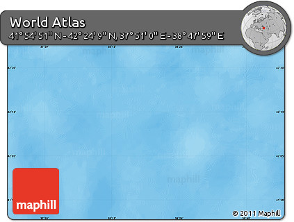 Physical Map of the Area around 42° 9' 30" N, 38° 19' 30" E