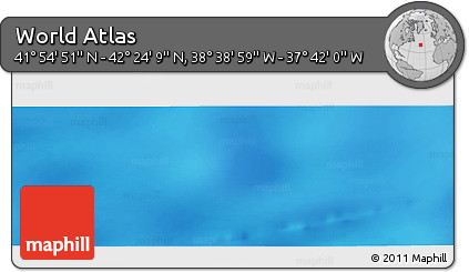Physical Panoramic Map of the Area around 42° 9' 30" N, 38° 10' 29" W