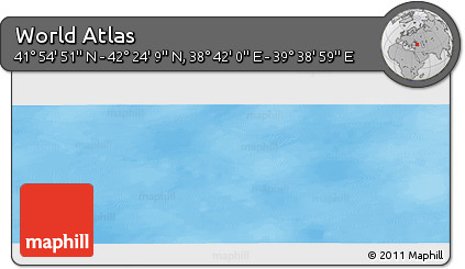 Physical Panoramic Map of the Area around 42° 9' 30" N, 39° 10' 29" E