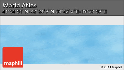 Physical Panoramic Map of the Area around 42° 9' 30" N, 39° 10' 29" E