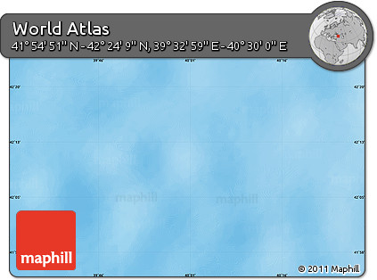 Physical Map of the Area around 42° 9' 30" N, 40° 1' 29" E