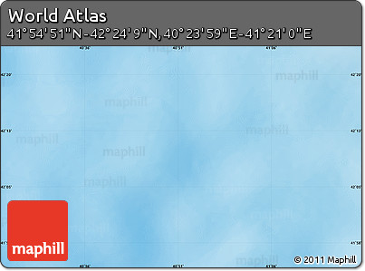 Physical Map of the Area around 42° 9' 30" N, 40° 52' 30" E