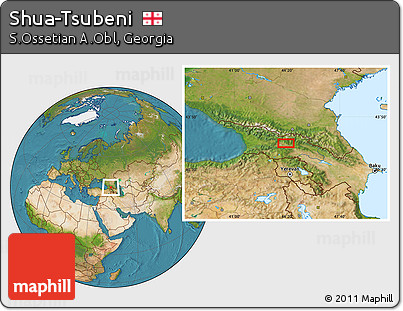 Satellite Location Map of Shua-Tsubeni