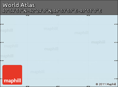 Physical Map of the Area around 42° 9' 30" N, 49° 22' 30" E