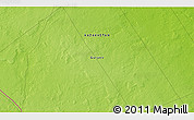 Physical 3D Map of the area around 42° 9' 30" N, 55° 19' 30" E