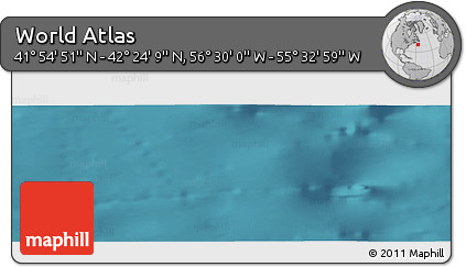 Satellite Panoramic Map of the Area around 42° 9' 30" N, 56° 1' 29" W