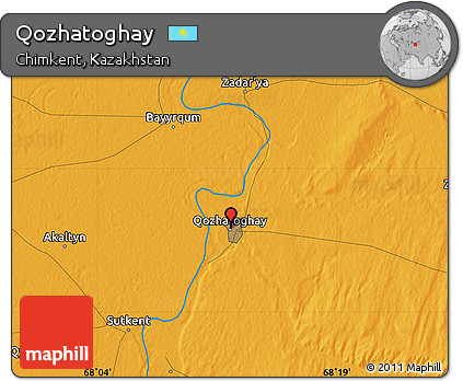 Political Map of Qozhatoghay