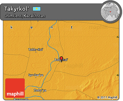 Political Map of Takyrkol'