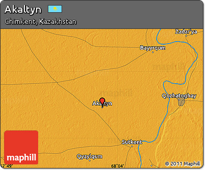 Political Map of Akaltyn