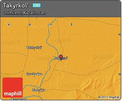 Political Map of Takyrkol'