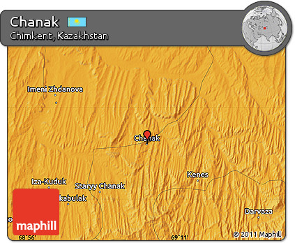 Political Map of Chanak
