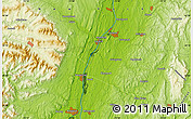 Physical Map of the area around 42° 9' 30" N, 73° 52' 30" W