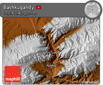 Physical Map of Bashkugandy