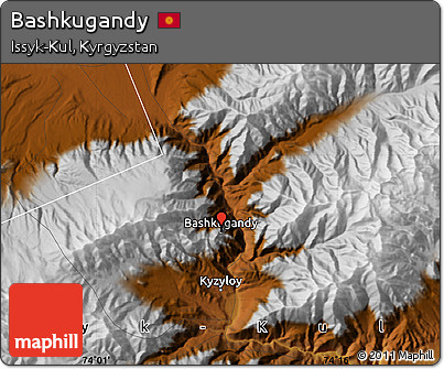Physical Map of Bashkugandy