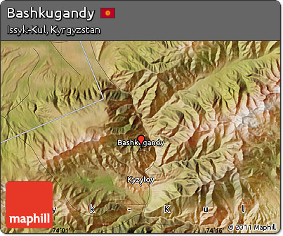 Satellite Map of Bashkugandy