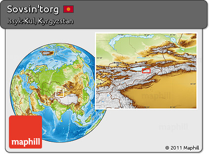 Physical Location Map of Sovsin'torg