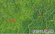 Satellite Map of the area around 42° 9' 30" N, 78° 58' 29" W