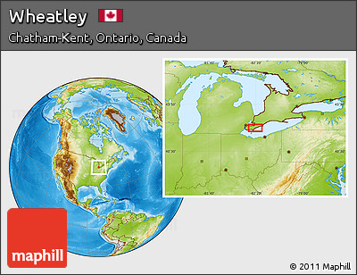 Physical Location Map of Wheatley