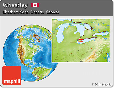 Physical Location Map of Wheatley