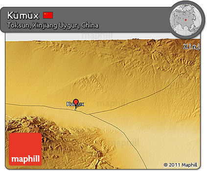 Physical 3D Map of Kümüx