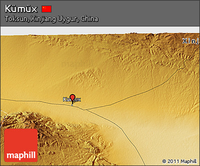 Physical 3D Map of Kümüx