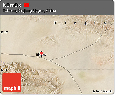Satellite Map of Kümüx