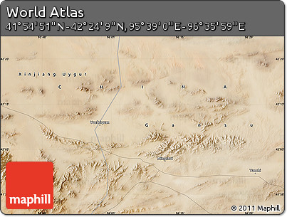 Satellite Map of the Area around 42° 9' 30" N, 96° 7' 30" E