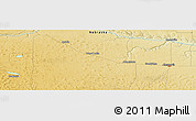 Physical Panoramic Map of the area around 42° 35' 40" N, 100° 13' 29" W